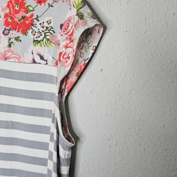 Matilda Jane Set of 2 Womens Short Sleeve Striped Shirts Size S Small - Picture 13 of 16